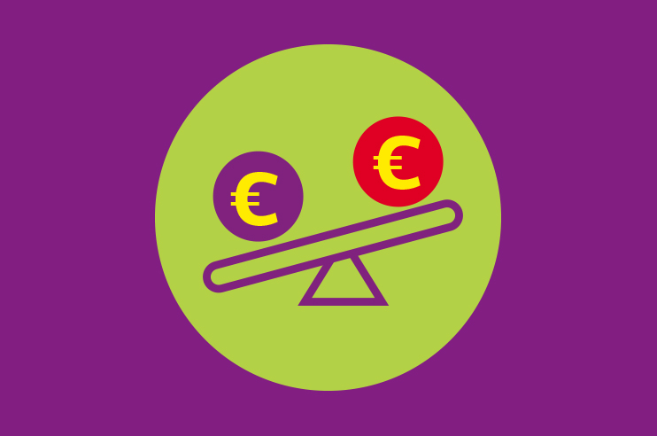 ícone de uma balança que compara preços