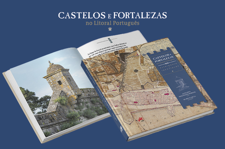 Imagem da capa de um livro com uma fortaleza