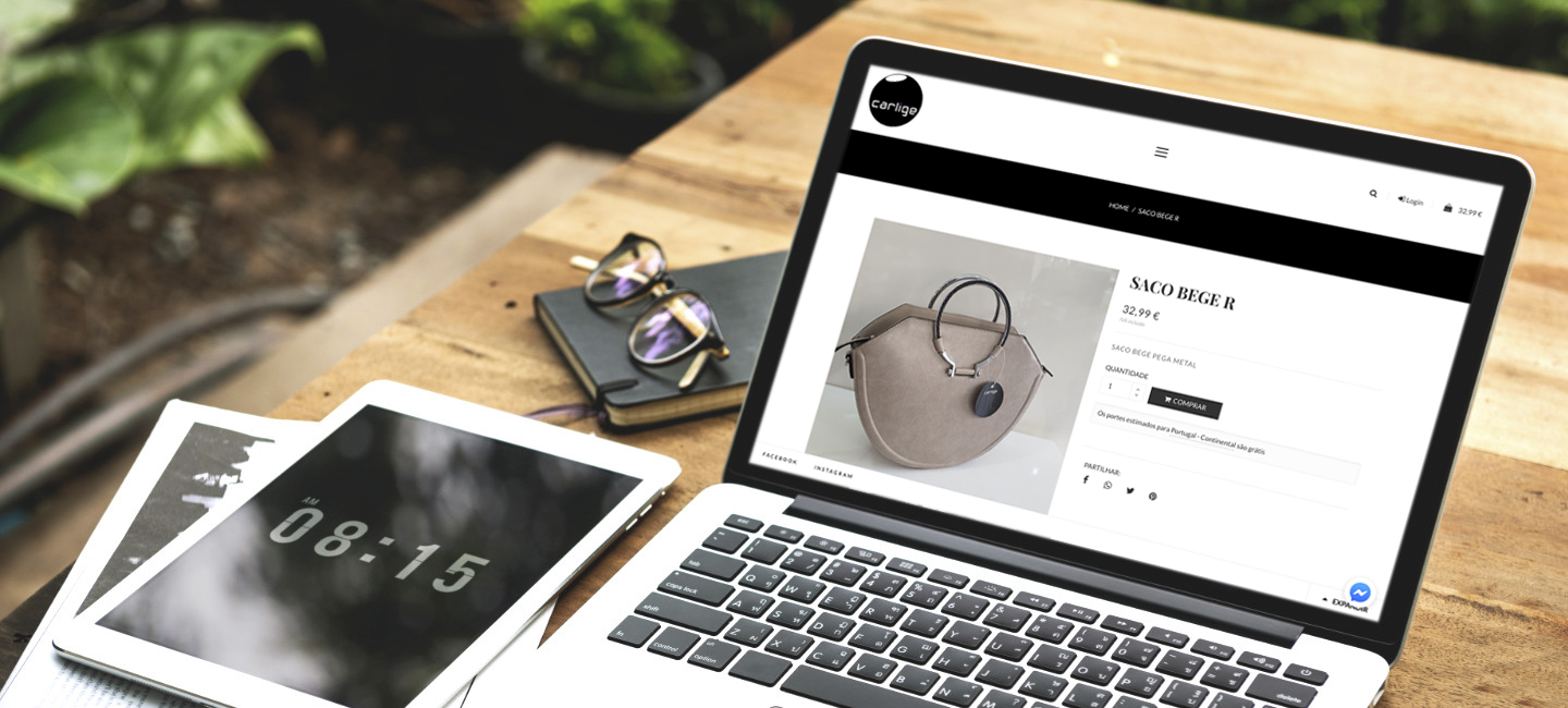 Loja de malas online.