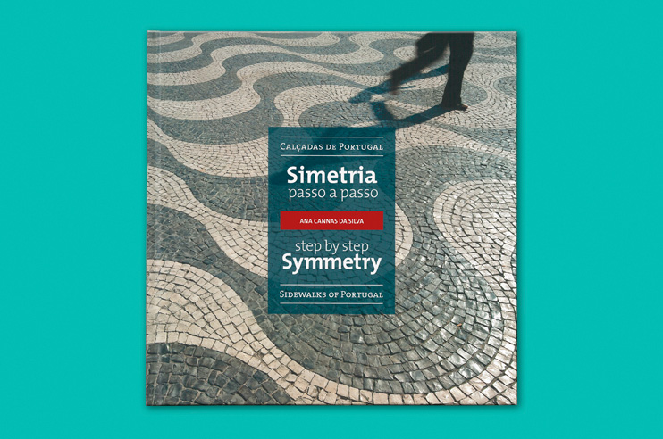 Capa do livro Calçadas de Portugal - Simetria Passo a Passo